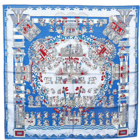 Authentic Hermes Carré Astres et Soleils Silk Scarf - Picture 1 of 6